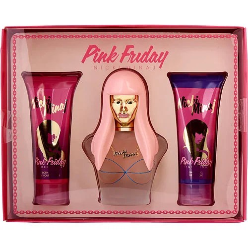 Nicki Minaj Pink Friday Women Gift Set (Edp 100 Ml + Body Lotion 100 Ml + Bath & Shower Gel 100 Ml) - 300 ml
