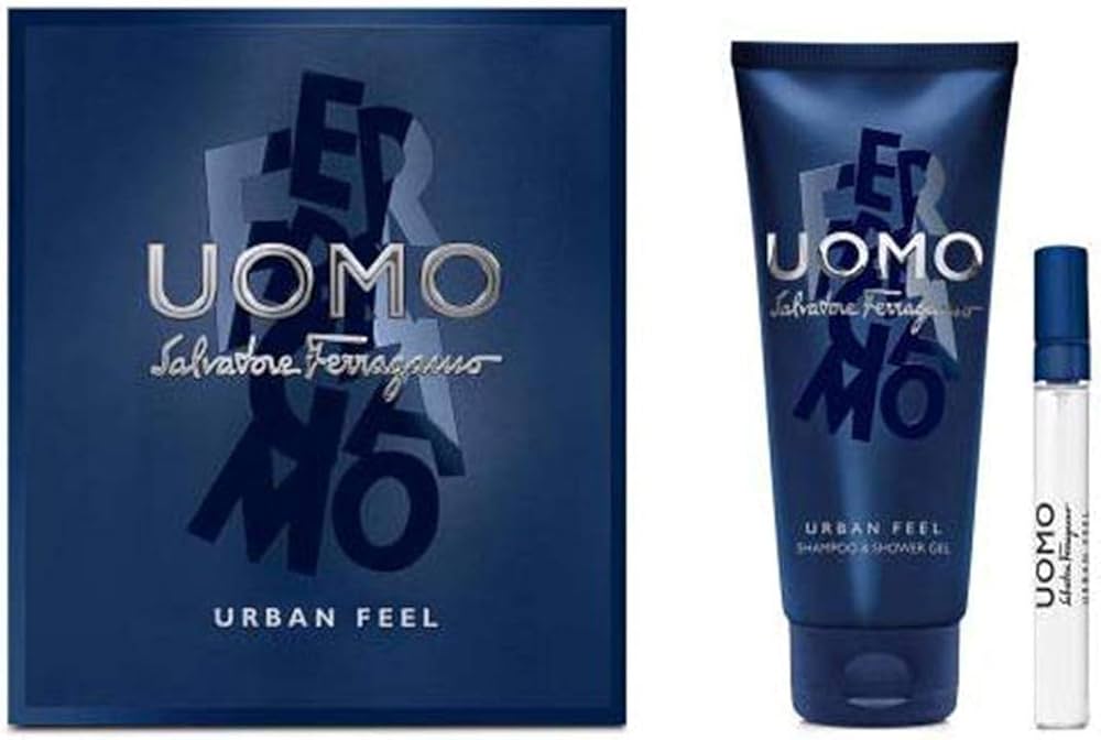 Salvatore Ferragamo Uomo Urban Feel Mini Kit(EDT 5ml + Shower Gel 50ml)