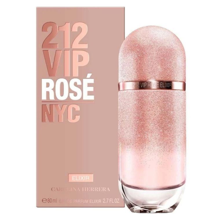 Carolina Herrera 212 VIP Rose Elixir For Women EDP 80ml - 80ml