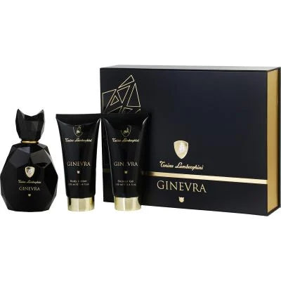 Tonino Lamborghini Ginevra Black Panther Gift Set EDP 100ML+100BL+100SL