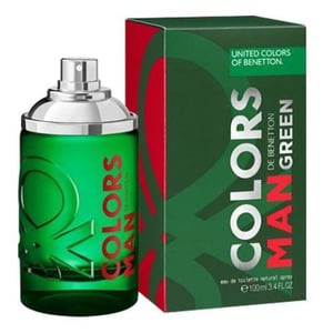 Benetton Colors De Benetton Green Man Edt 100 Ml  for Men