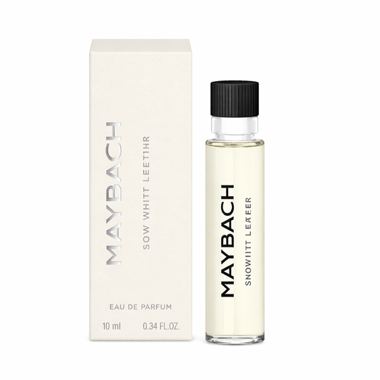 Mercedes Benz Maybach Snow White Leather Unisex Eau De Parfum 10ml - Default Title