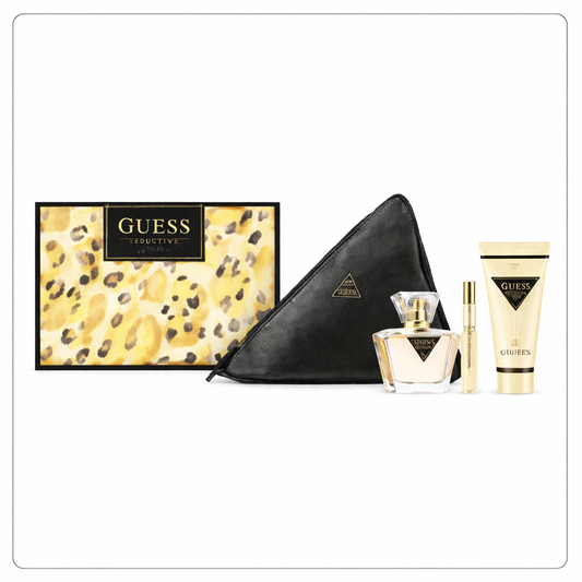 GUESS Seductive Women  Gift Set (EDT 75ml + Body Lotion 100ml + Mini 15ml +Pouch)