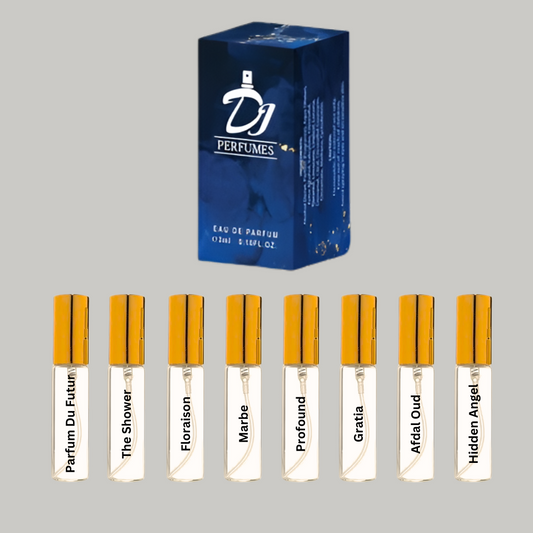 Dj Perfumes 3ml EDP Sample Pack (8 Fragrances)