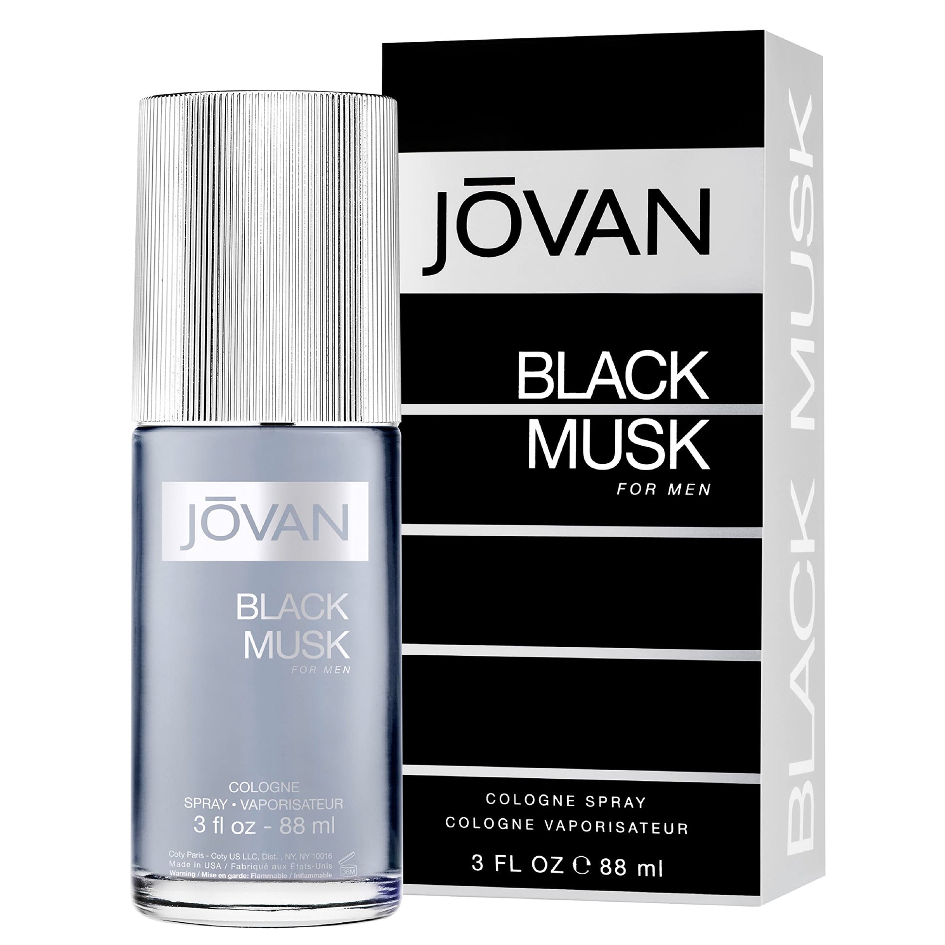 JOVAN Black Musk Cologne 88ml Men