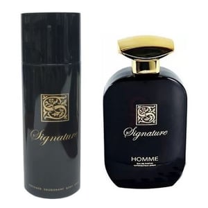 Signature Black Set Edp 100Ml + Deodorant 200Ml for Men