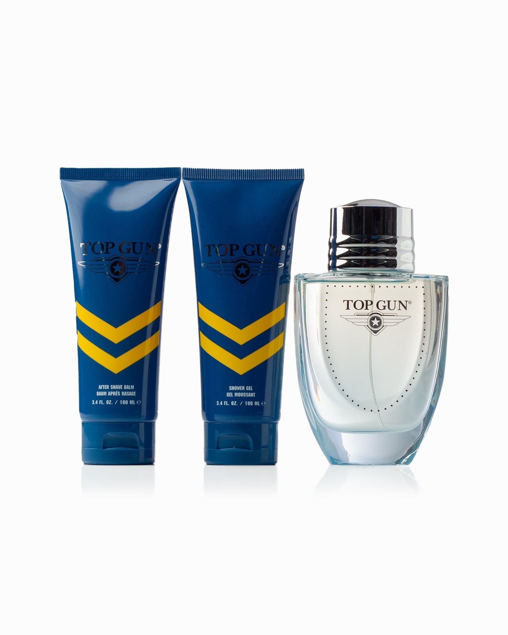 Top Gun "Keep 'Em Flying!" Gift Set (EDT 100ml + After Shave Balm 100ml + Shower Gel 100ml) for Men