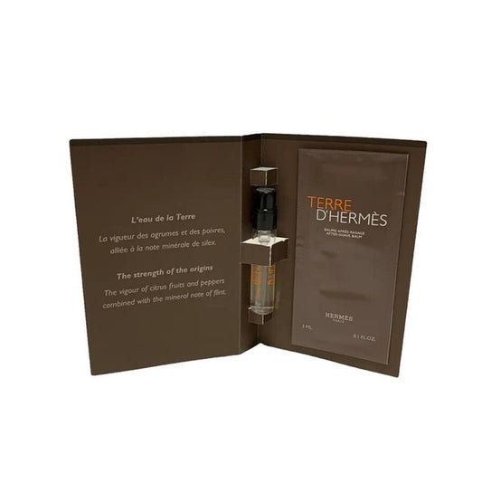 Hermes Terre D Hermes EDT 2ml + Aftershave Balm 3ml Mini For Men