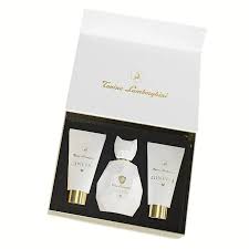 Tonino Lamborghini Ladies Ginevra White Gift Set  EDP 100ML+100BL+100SL