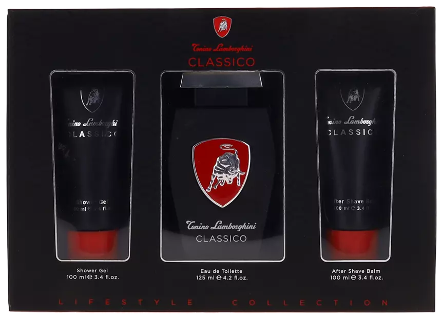 Tonino Lamborghini Classico Men EDT 125 ML+SG 100ML+ASB 100 ML SET