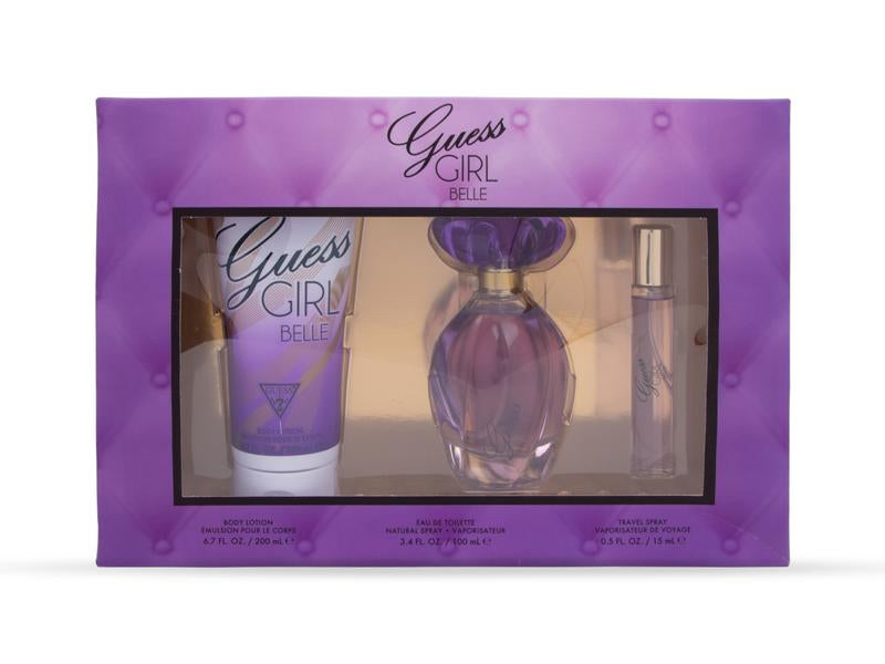 GUESS Girl Belle EDT  Gift Set (EDT 100 ml, Body Lotion 200 ml, Mini Spray 15ml)